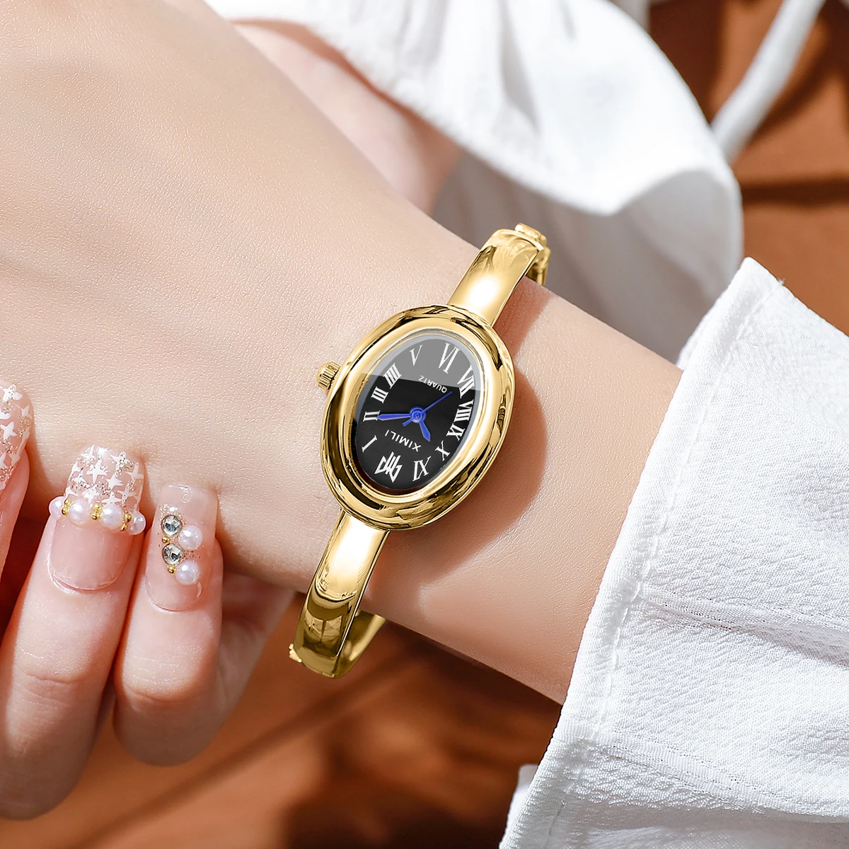 2026XIMILI Vintage Oval Bangle - đánh giá và giá Vintage Watch Crystal