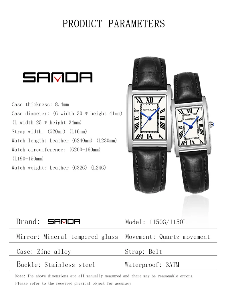 SANDA New Leisure Leather Stra - đánh giá và giá Vintage Collectible Watches