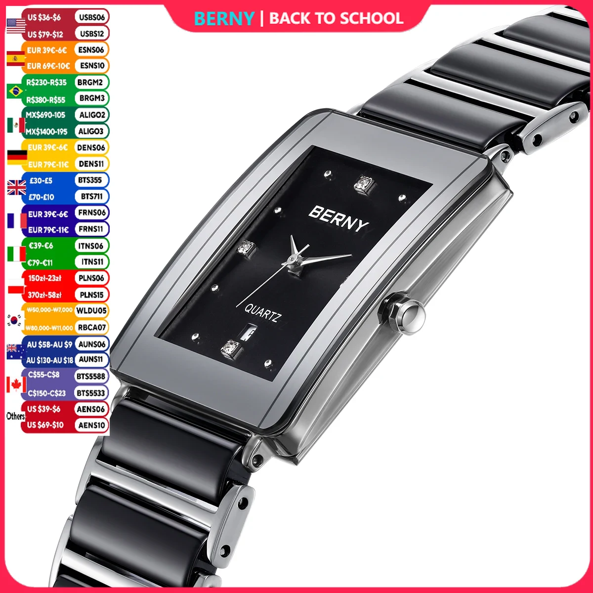BERNY Ceramics Watches for Men - đánh giá và giá Vintage Collectible Watches